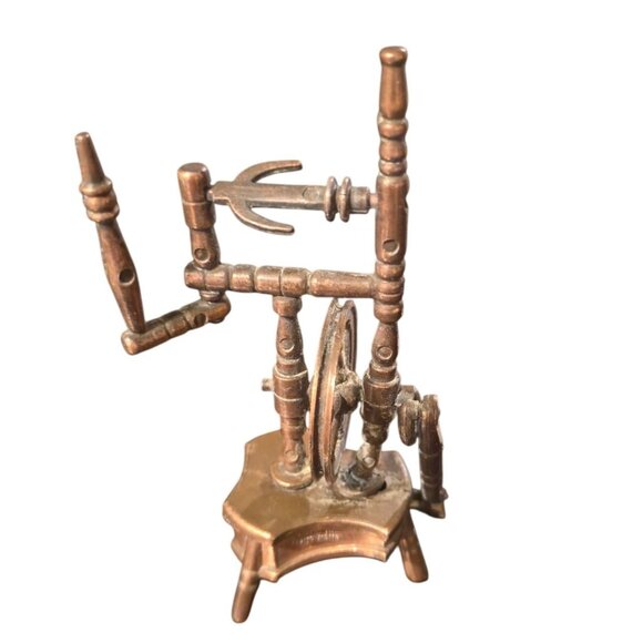 vintage Metal Pencil Sharpener Set Cash Register Trumpet Phonograph Wheel - Picture 5 of 13